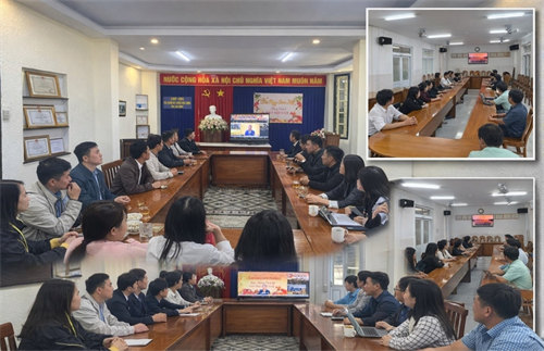 CHI BỘ TRUNG TÂM TĐC TRIỂN KHAI CHỈ THỊ 08-CT/TU NGÀY 25/02/2026 CỦA BAN THƯỜNG VỤ TỈNH ỦY VỀ TĂNG CƯỜNG SỰ LÃNH ĐẠO CỦA ĐẢNG ĐỐI VỚI CÔNG TÁC PHÒNG, CHỐNG THAM NHŨNG, LÃNG PHÍ, TIÊU CỰC NĂM 2026